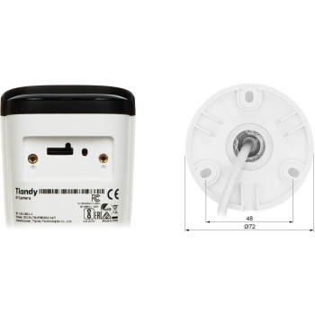 KAMERA IP TC-C34WS SPEC:I5W/E/Y/M/2.8MM/V4.2 Color Maker - 4 Mpx 2.8 mm TIANDY